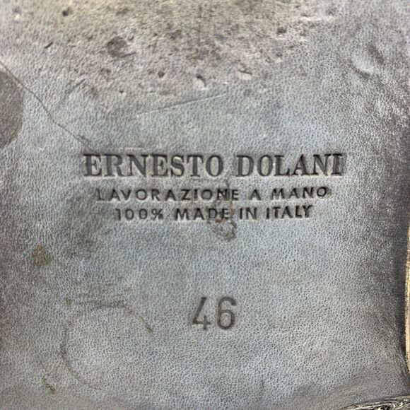 Ernesto Dolani 46 13 Oxford Loafers Brown Suede Preppy Professional Dress Casual - Picture 7 of 8